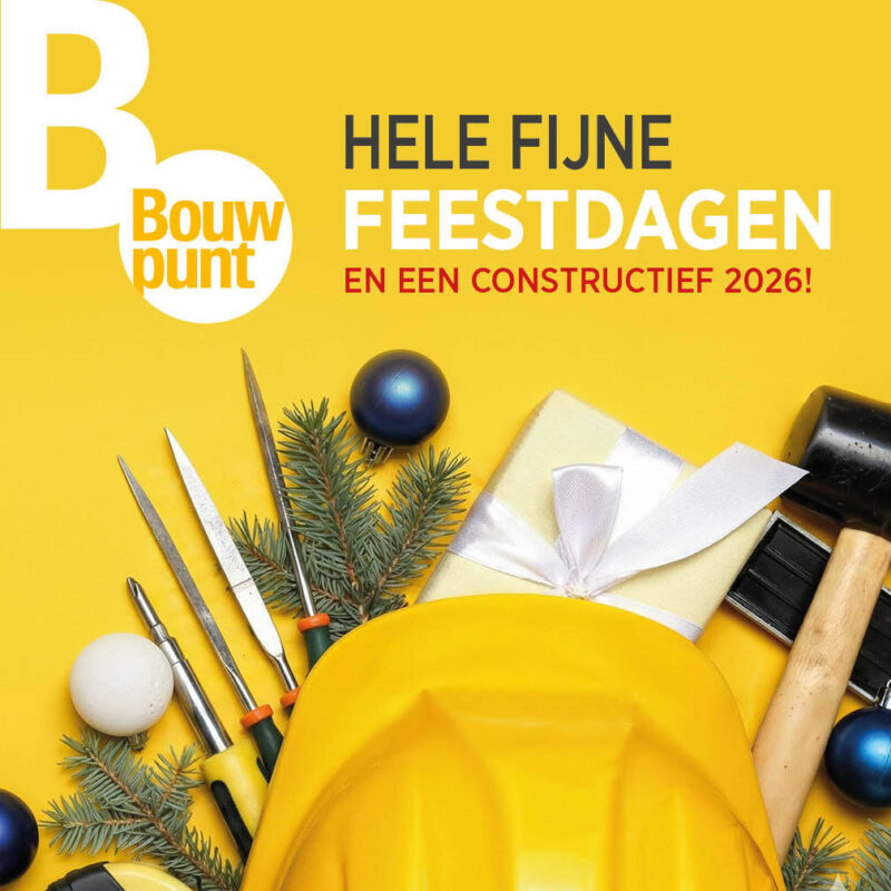 Sluitingsdagen eindejaar – Bouwpunt Droogmans